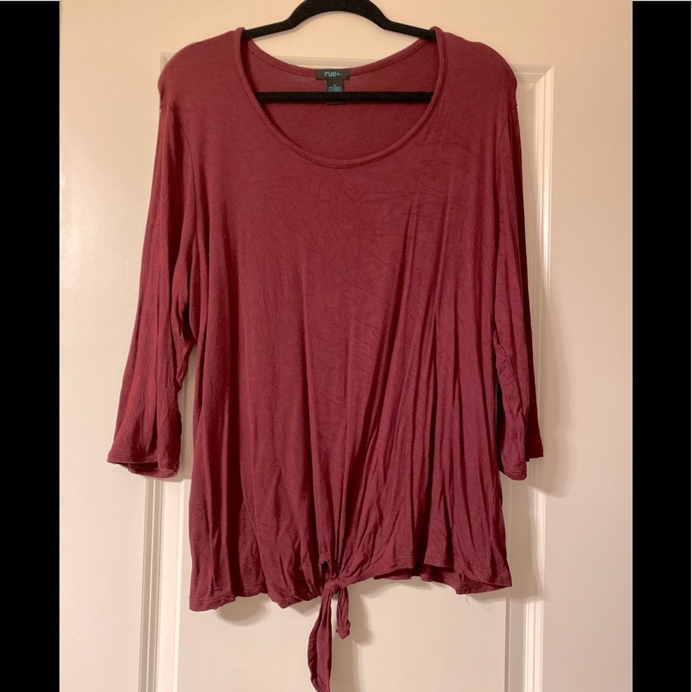 Rue21 front tie top